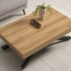 Mesa de centro convertible a comedor con extensible